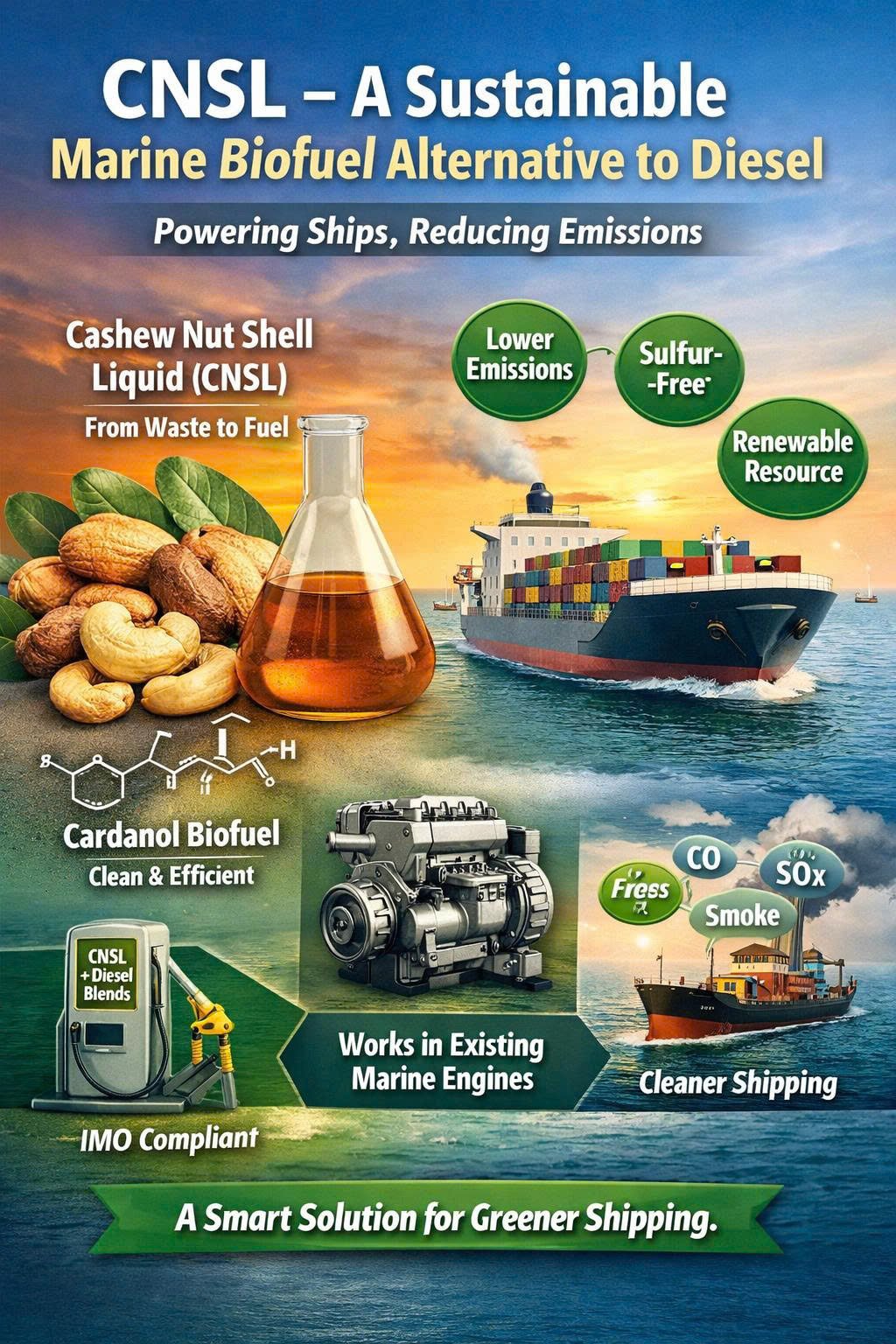 CNSL Marine Biofuel Application